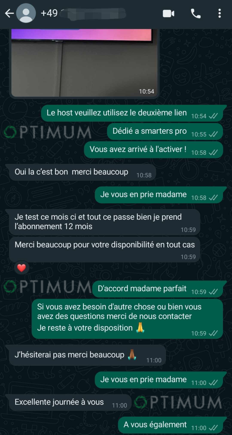 abonnement iptv belgique - Avis client 5